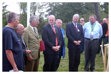 Spatenstich mit Roland Koch