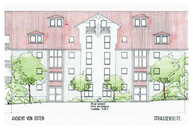 Mehrfamilien-Wohnhaus, Homburger Strae